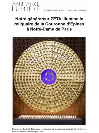 Fibre optique ZETA